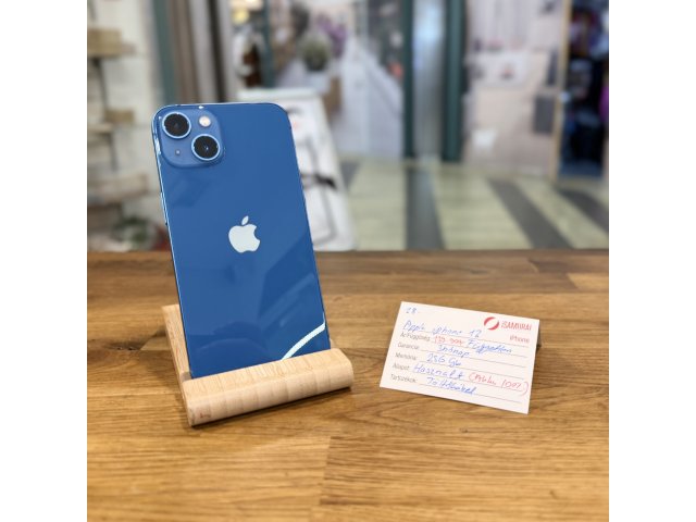 28. Apple iPhone 13 - 256 GB - Kék - Új akku