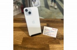 Apple iPhone 15 - 128 GB - Kék - Újszerű - Akku 100% (76.)