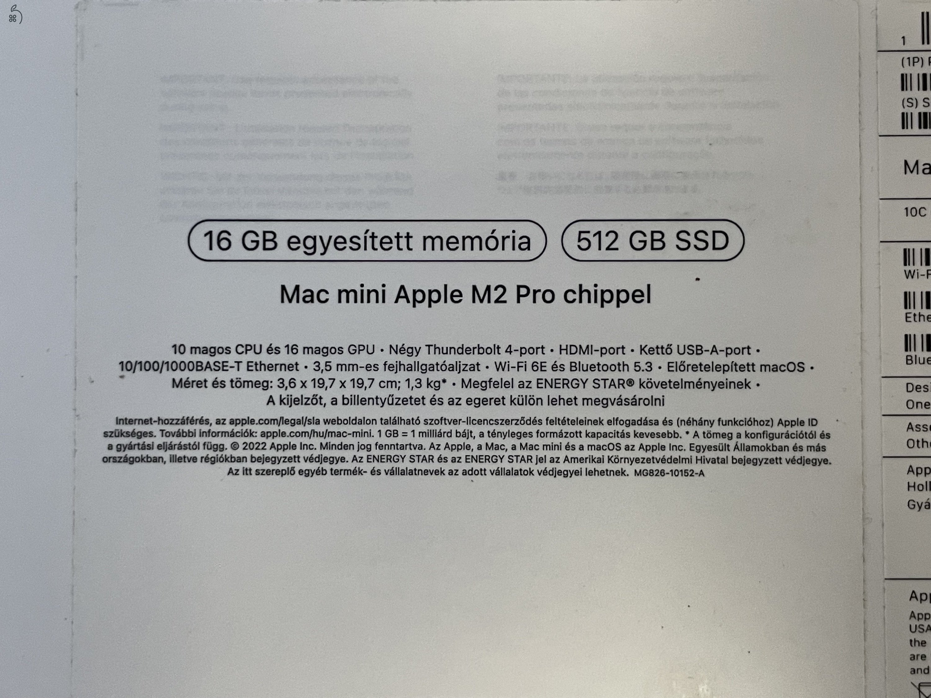 Mac Mini M2 Pro (2024) 16/512 GB