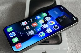 Iphone 15 Pro Max 256GB Natur Titan Újszerű