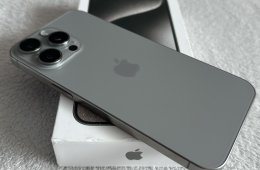 Iphone 15 Pro Max 256GB Natur Titan Újszerű