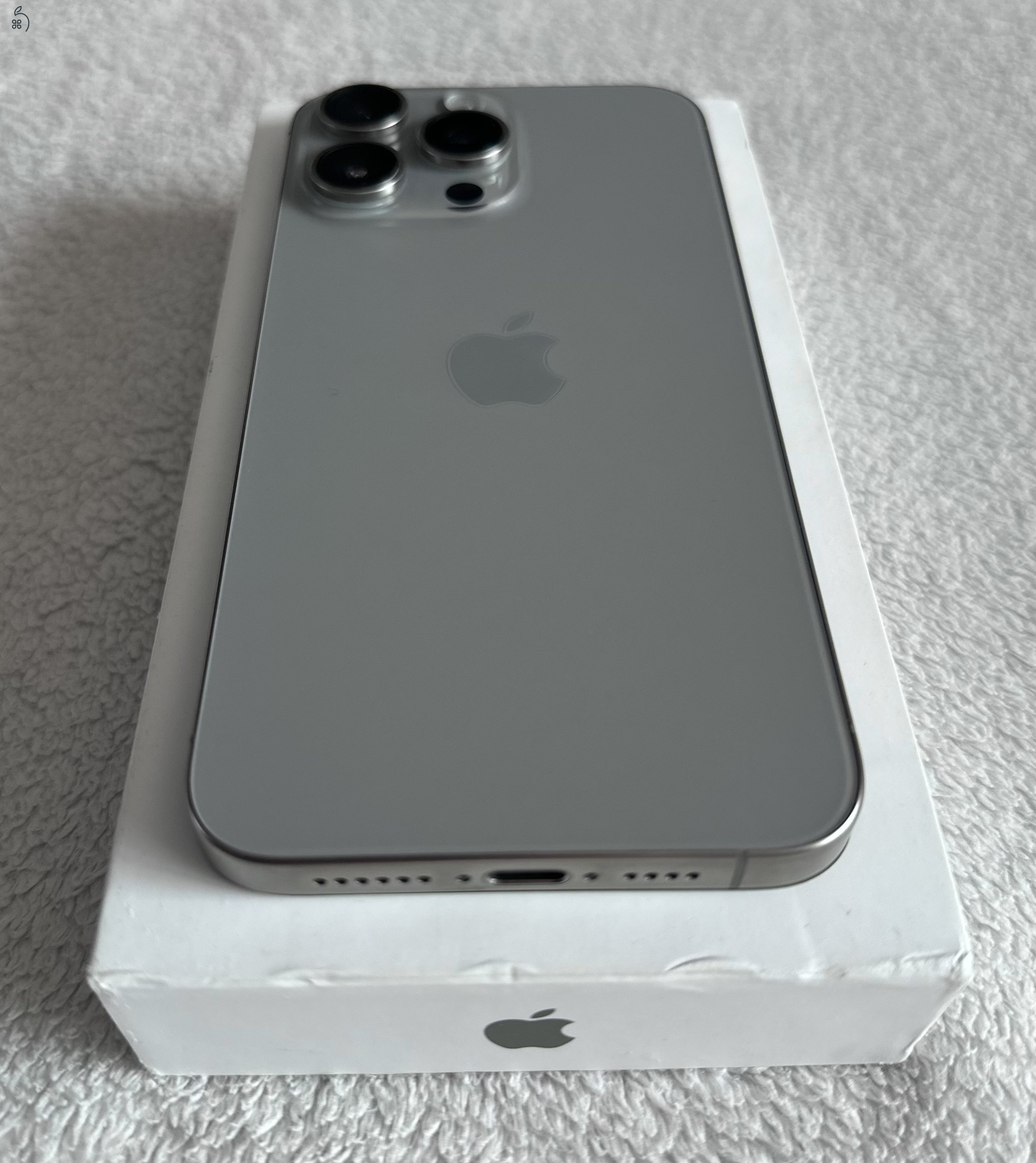 Iphone 15 Pro Max 256GB Natur Titan Újszerű