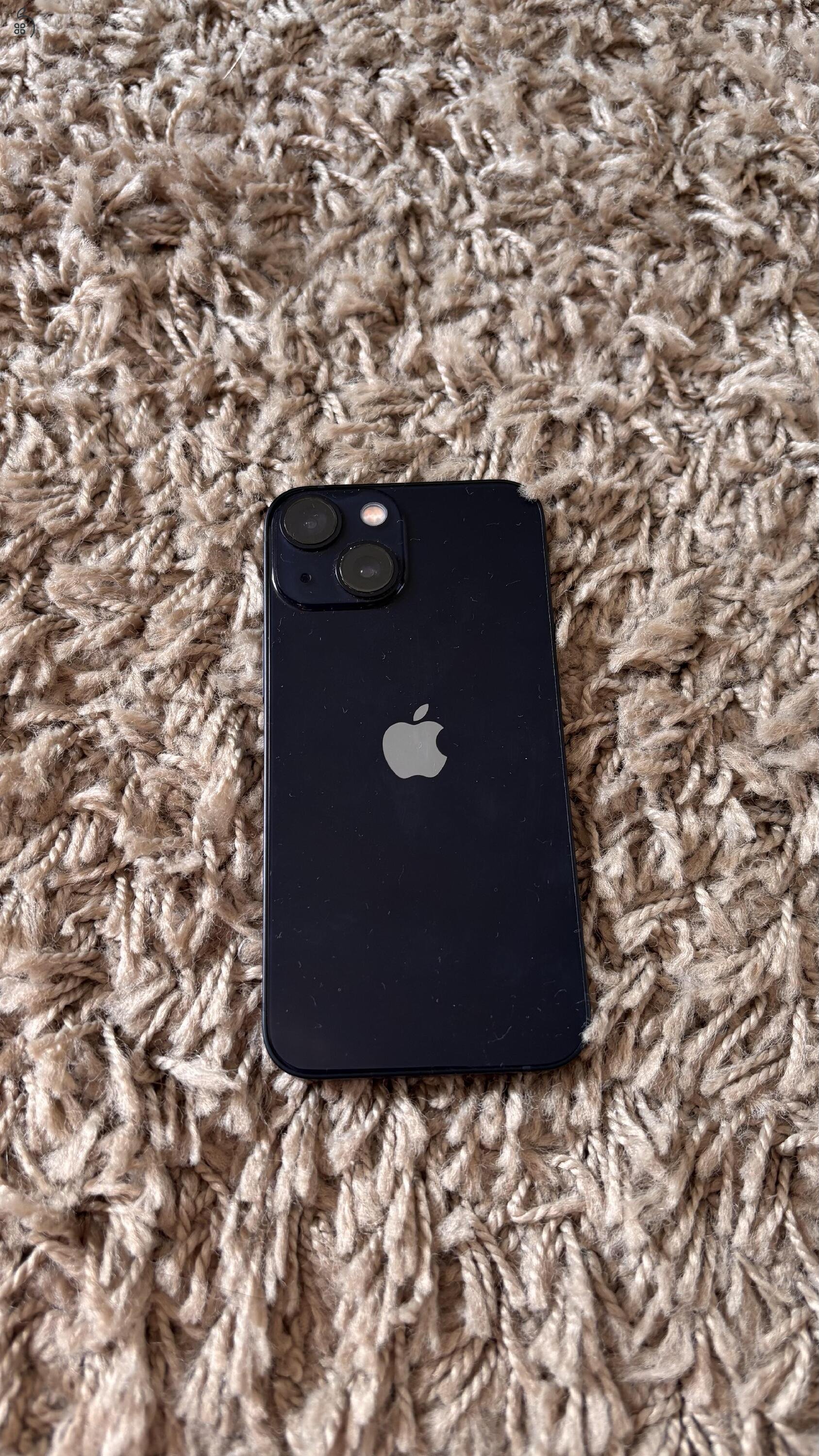 iPhone 13 mini / éjfekete / 128 GB / független / 86%-os akku