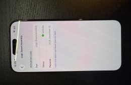 iPhone 15 pro 256gb Hivatalos szervízben javított: új alaplap és akkumulátor