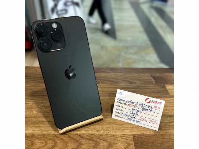 Apple iPhone 14 Pro Max - 128GB - Fekete - akku 100% (133.)