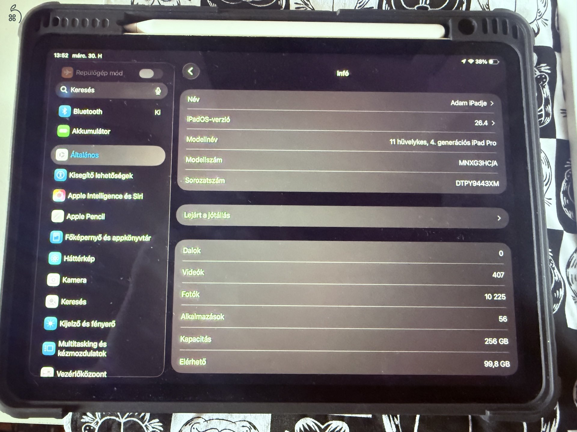 Apple iPad Pro 11 M2 4th 256GB WiFi + Apple Pencil 2