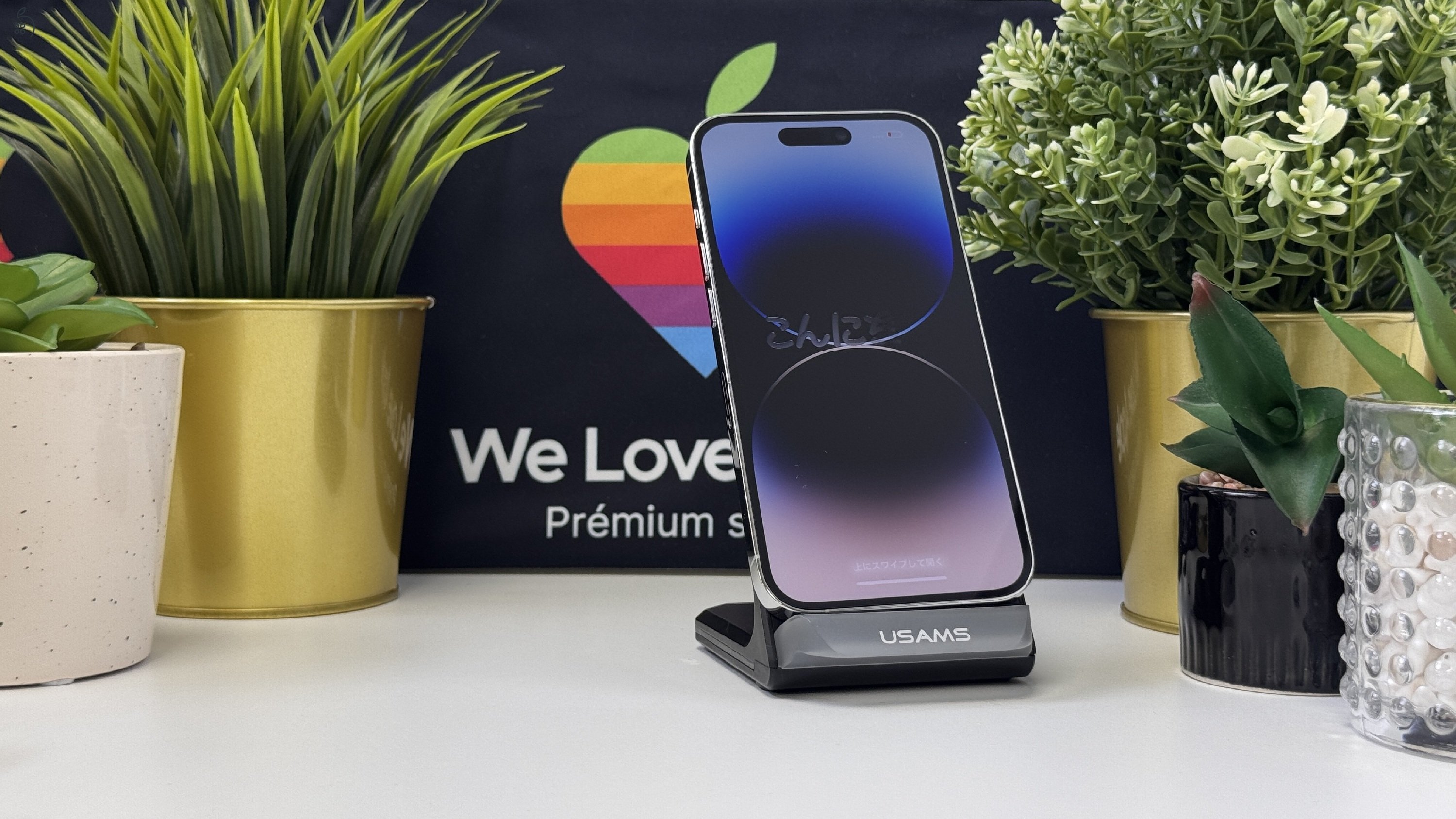  iPhone 14 Pro 256GB Fehér, Független - Számla, 1ÉV Garancia 