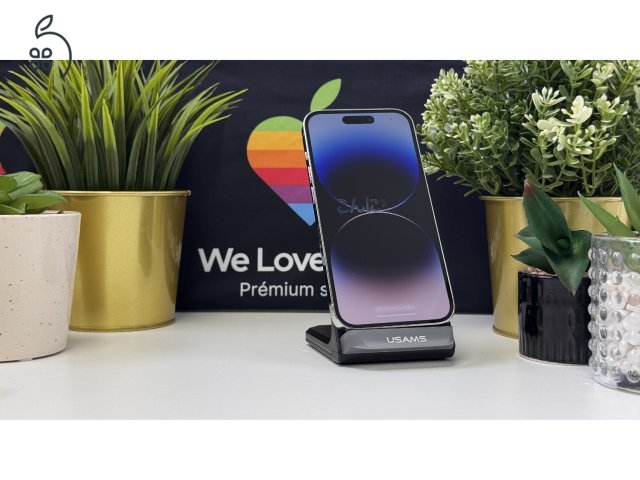  iPhone 14 Pro 256GB Fehér, Független - Számla, 1ÉV Garancia 