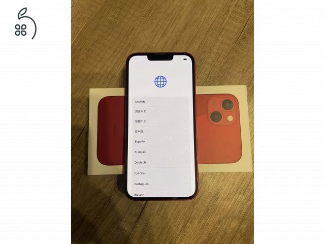 iPhone 13 RED 256gb - 100% akksi - újszerű