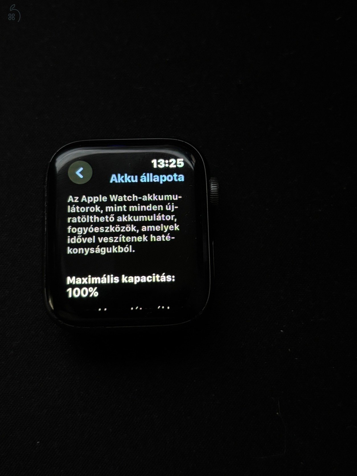 Eladó Apple Watch S4 Space Gray 44M