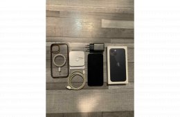 Iphone13,128Gb,független,karcmentes,éjfekete,dobozával,töltővel
