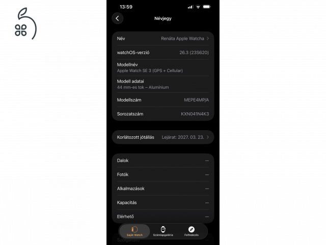 Apple Watch SE3 44mm