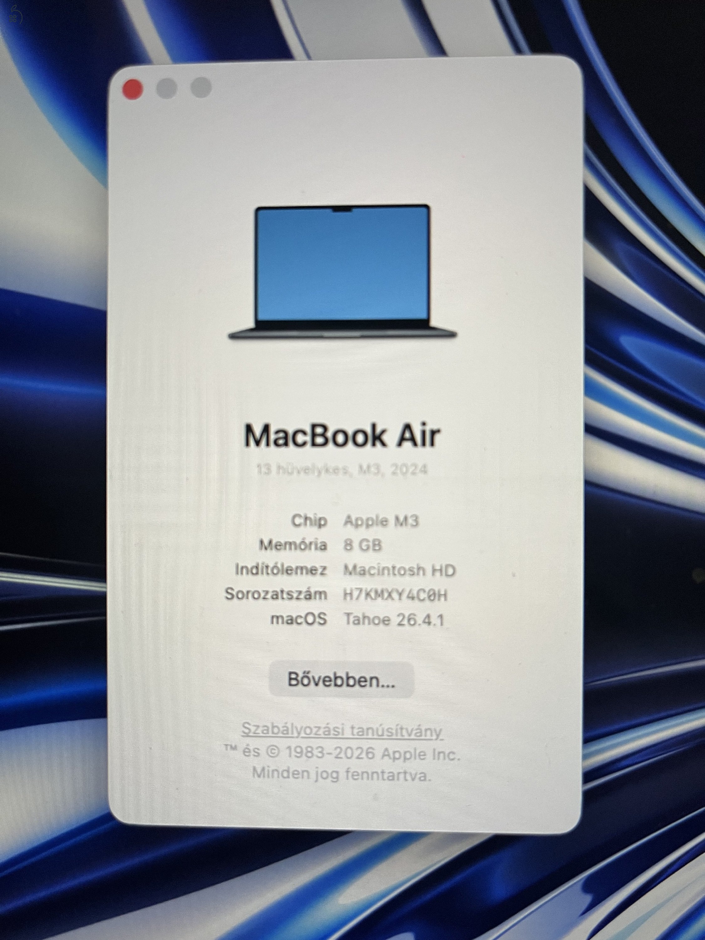 MacBook Air 13 M3 8/256 