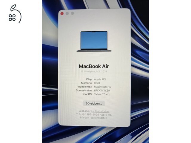 MacBook Air 13 M3 8/256 