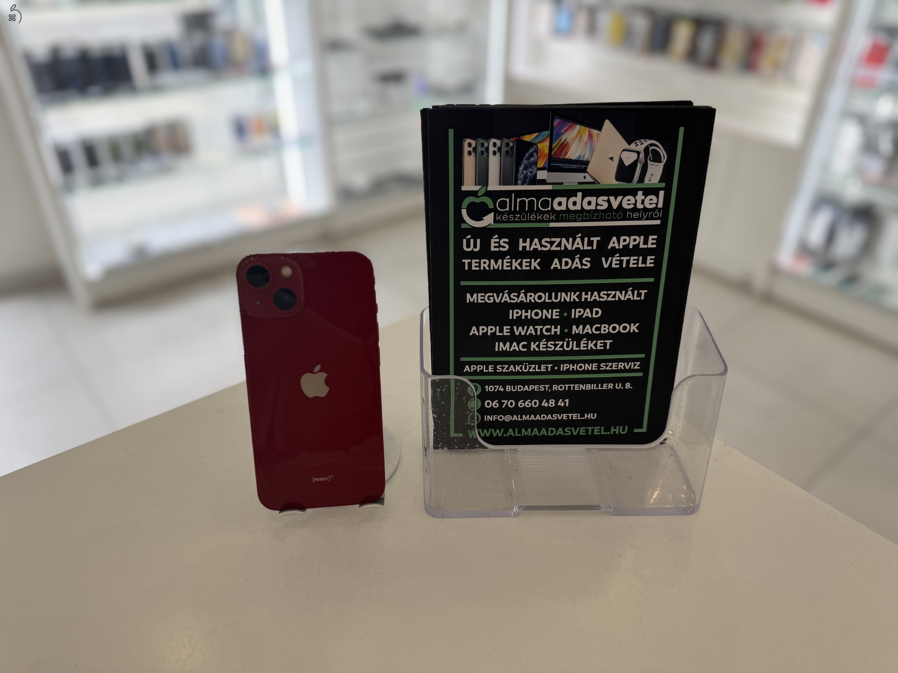 iPhone 13 128GB Független Megkímélt Újszerű/Akku 100%/a15