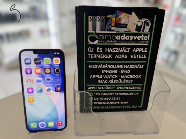 iPhone 13 128GB Független Megkímélt Újszerű/Akku 100%/a15
