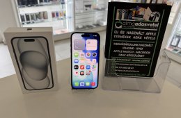iPhone 15 256GB Független Használt/1 hónap gar./Akku 87%/p4870