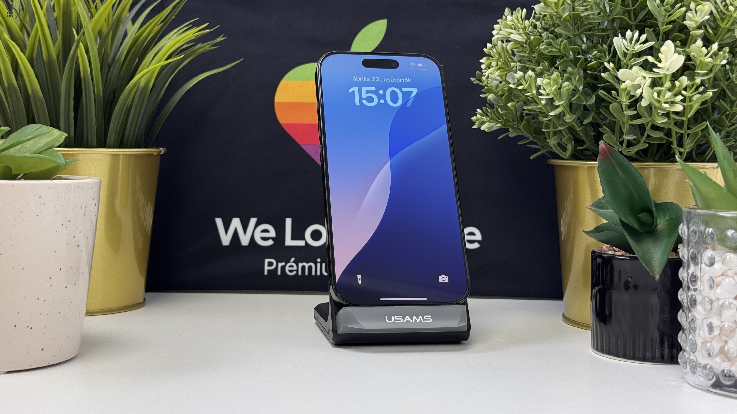 iPhone 16 Pro 256GB Fekete, Független - 1ÉV Garancia, Számla