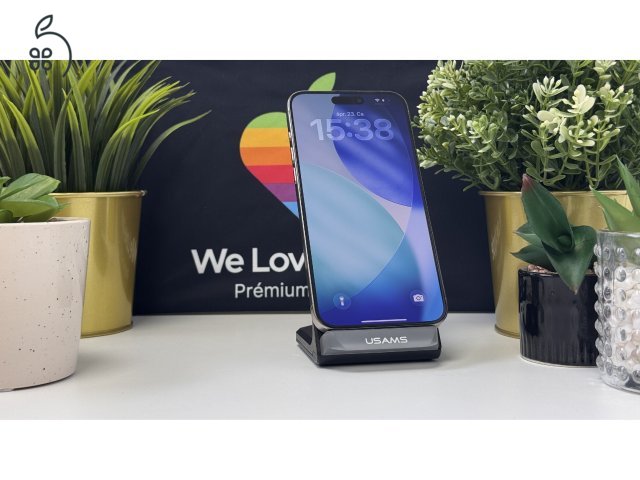 iPhone 15 Pro Max 256GB Natúr Titán, Független - 1ÉV Garancia, Számla