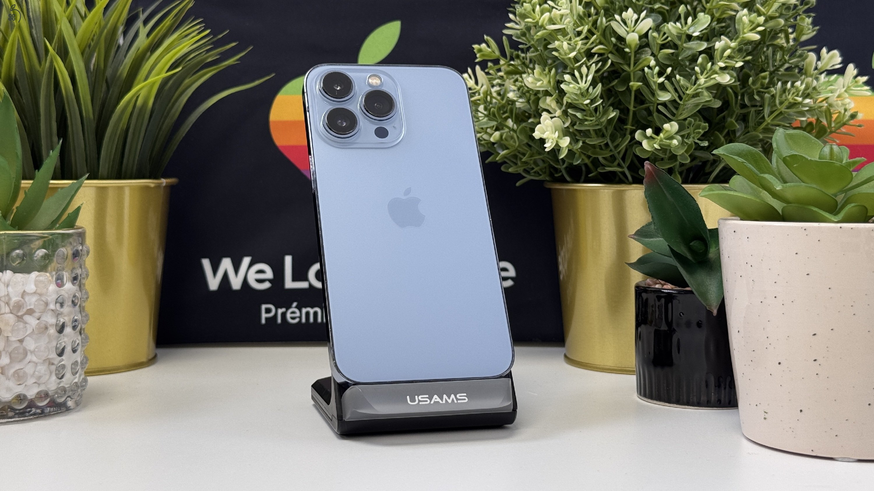 iPhone 13 Pro 512GB Sierra Kék, Független - 1ÉV Garancia, Számla