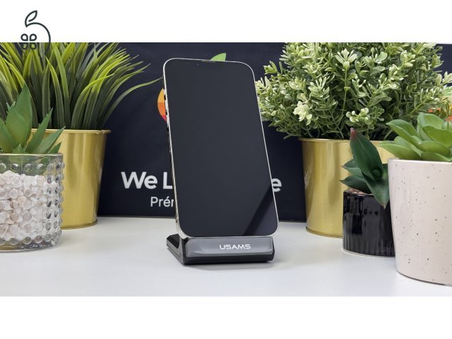 iPhone 13 Pro Max 128GB Fehér, Független - 1ÉV Garancia, Számla