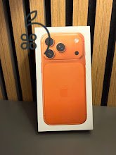 Új iPhone 17 Pro Cosmic Orange 256GB gyárilag kártya-független, apple világgaranciával