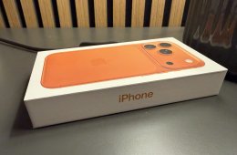 Új iPhone 17 Pro Cosmic Orange 256GB gyárilag kártya-független, apple világgaranciával