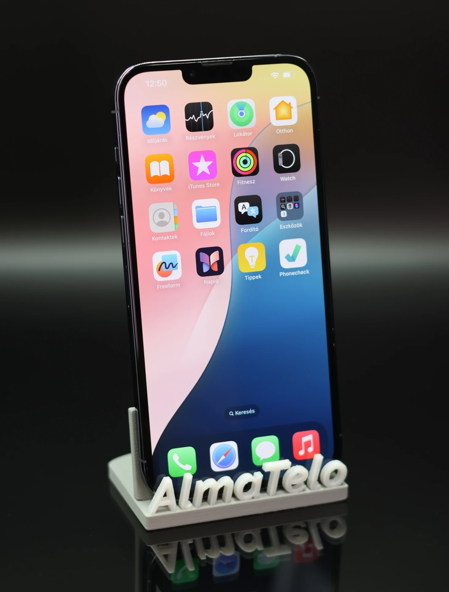 Apple iPhone 13 Pro Max 128 GB Sierra Blue 100% akku - 12 HÓ GARANCIA