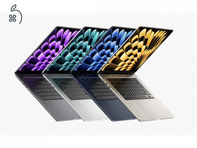 ÚJ Bontatlan Apple Macbook AIR , M3 , M4 ,M5 NEO magyar billentyűzet 1 év Garancia Deák Térnél.