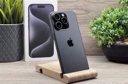 Hibátlan iPhone 15 Pro Black Titanium 128GB 2 ÉV Garanciával 92%