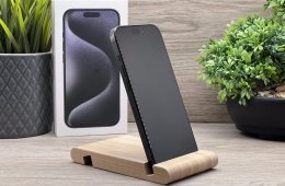 Hibátlan iPhone 15 Pro Black Titanium 128GB 2 ÉV Garanciával 92%