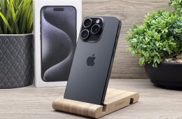 Hibátlan iPhone 15 Pro Black Titanium 128GB 2 ÉV Garanciával 92%