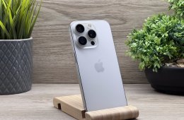 Hibátlan iPhone 15 Pro White Titanium 128GB 2 ÉV Garanciával 100%