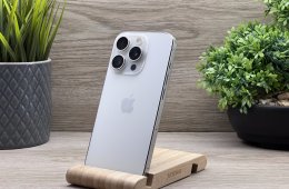 Hibátlan iPhone 15 Pro White Titanium 128GB 2 ÉV Garanciával 100%