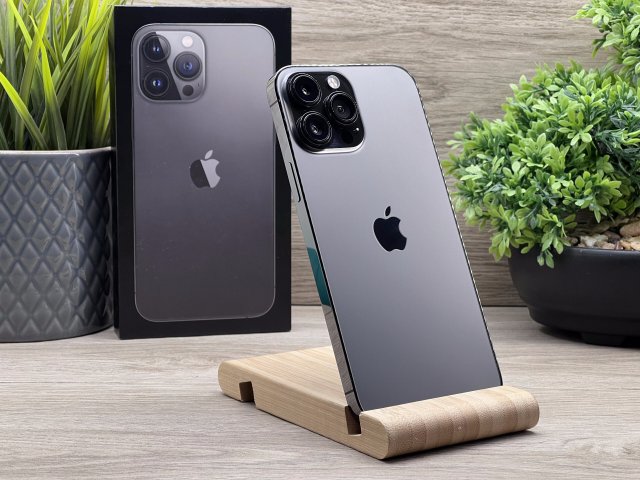 Hibátlan iPhone 13 Pro Max Graphite 128GB 2 ÉV Garanciával 93%