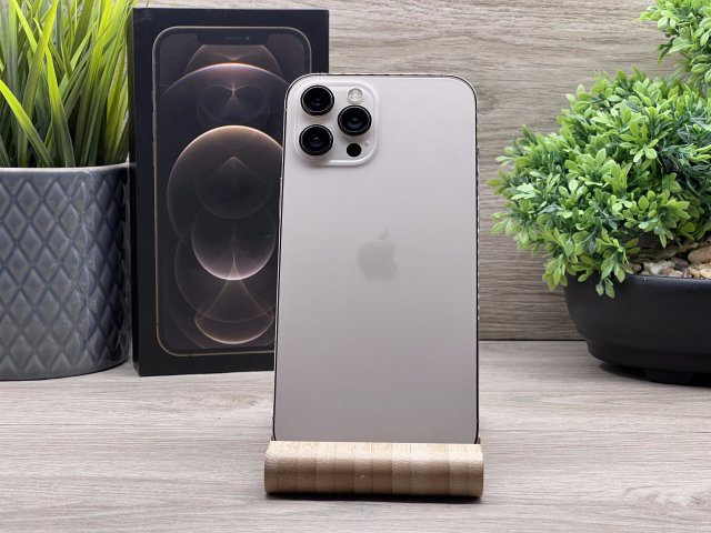 Hibátlan iPhone 12 Pro Max Gold 128GB 2 ÉV Garanciával 92%