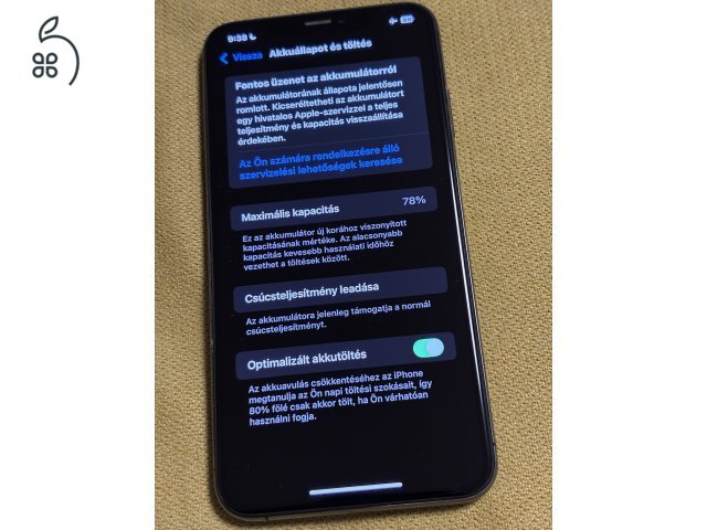 512 Gb-os makulátlan iPhone XS Max