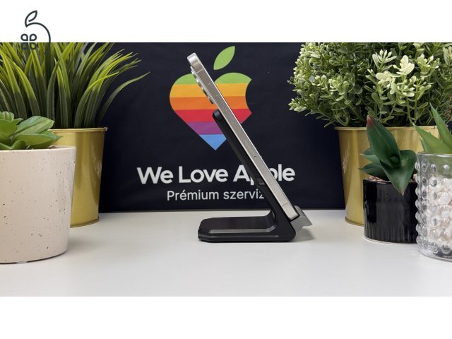 iPhone 15 Pro Max 256GB Fehér Titán, Független - 1ÉV Garancia, Számla