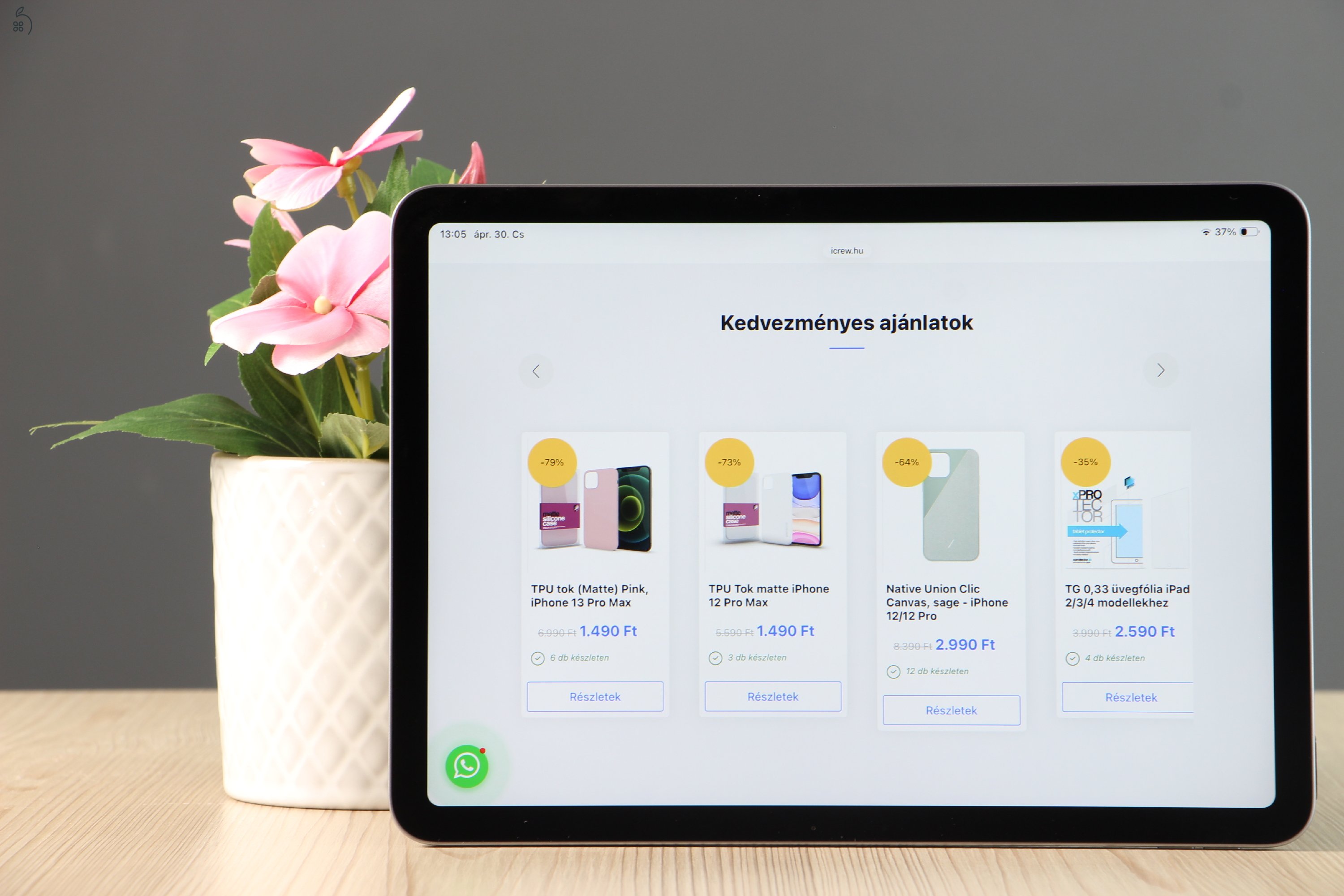 IPAD AIR 11” M3 – SZUPER ÚJSZERŰ ÁLLAPOT, ERŐ, AMI ÉVEKIG KISZOLGÁL