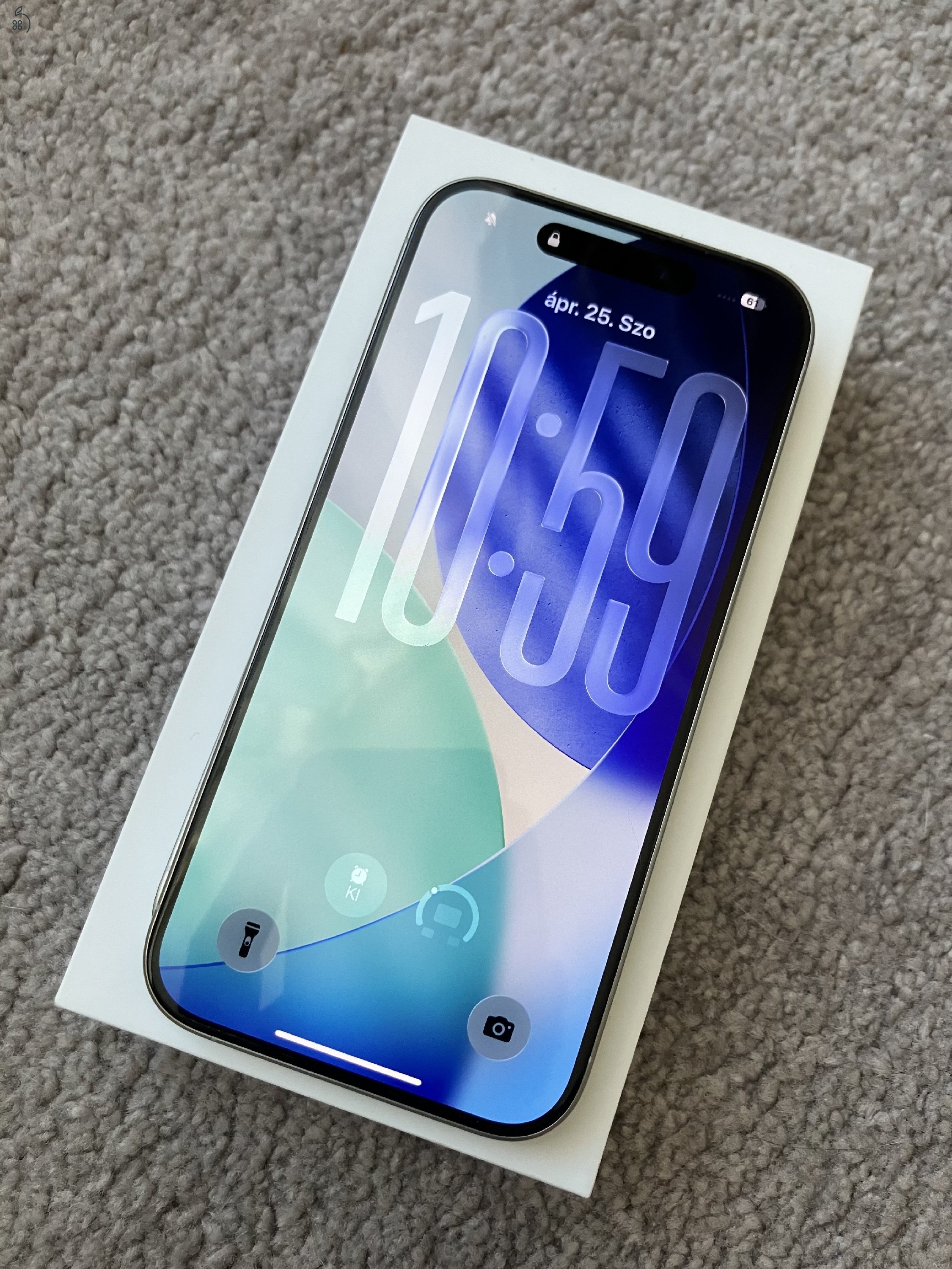 Iphone 15 pro, 128 GB, White Titanium