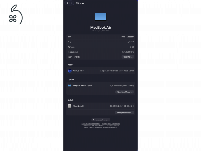 MacBook Air M3 15