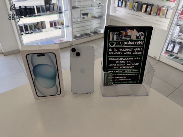 iPhone 15 Plus 128GB Független Használt/1 hónap gar./Akku 88%/p4872
