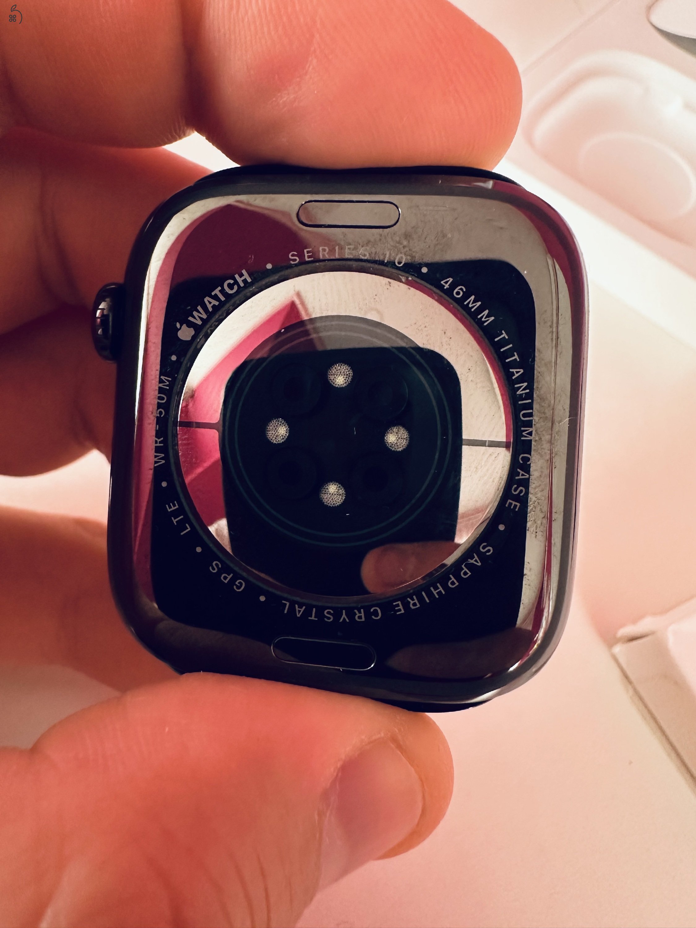 APPLE WATCH SERIES 10 46MM TITANIUM BLACK  APPLE GARANCIA 2026.10.13-IG