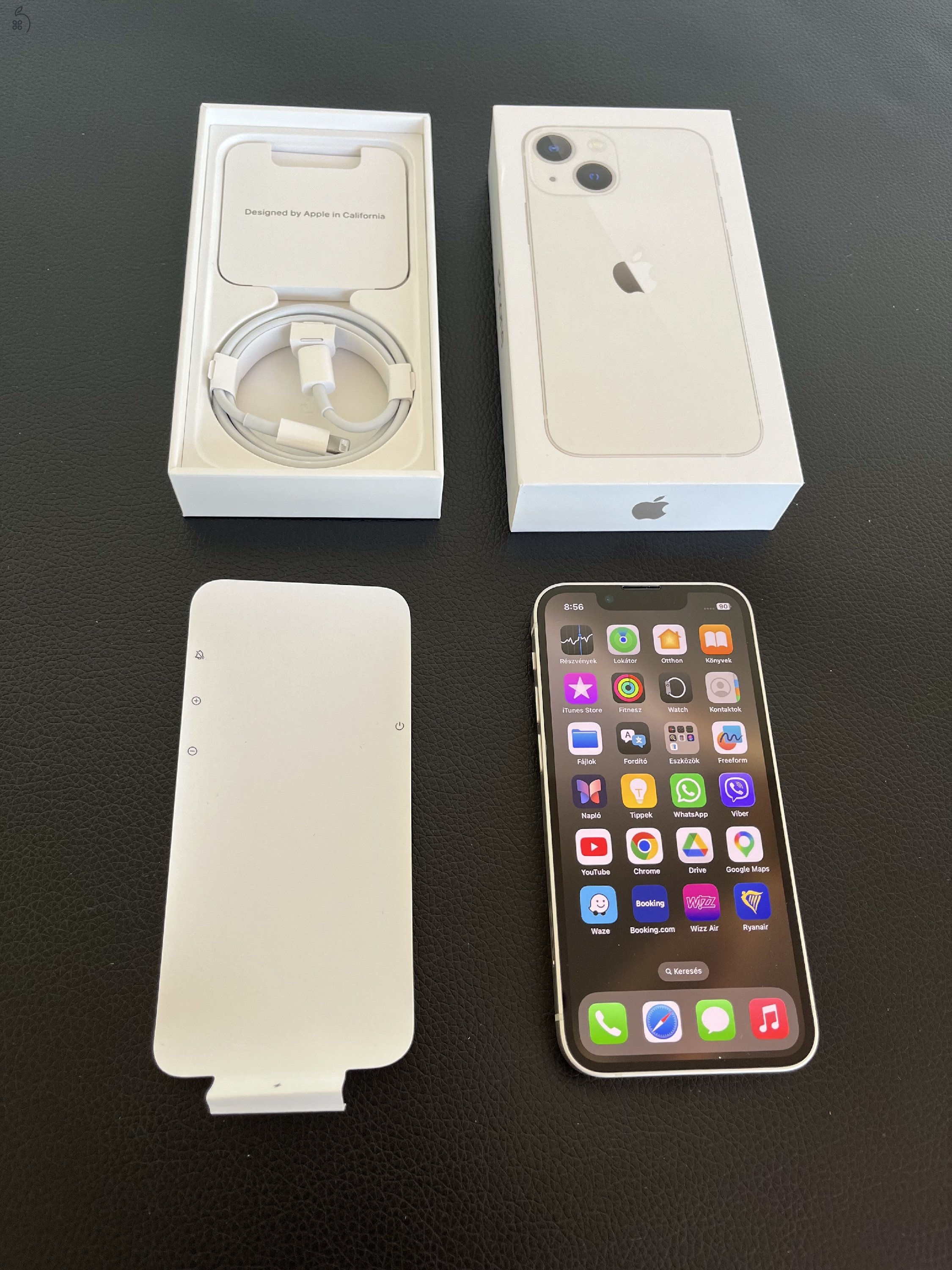 APPLE iPhone 13 Mini 128GB - Starlight (Fehér színű) Újszerű-Kártyafüggetlen