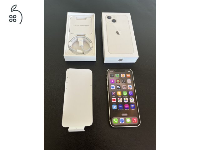 APPLE iPhone 13 Mini 128GB - Starlight (Fehér színű) Újszerű-Kártyafüggetlen