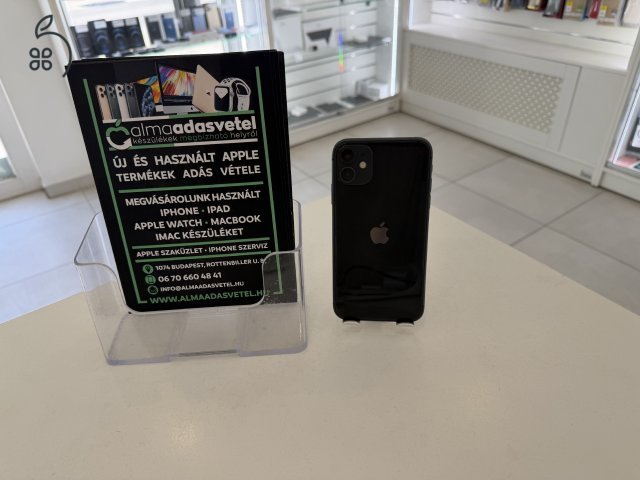 iPhone 11 64GB Független Használt/1 hónap gar./Akku 100%/p4875