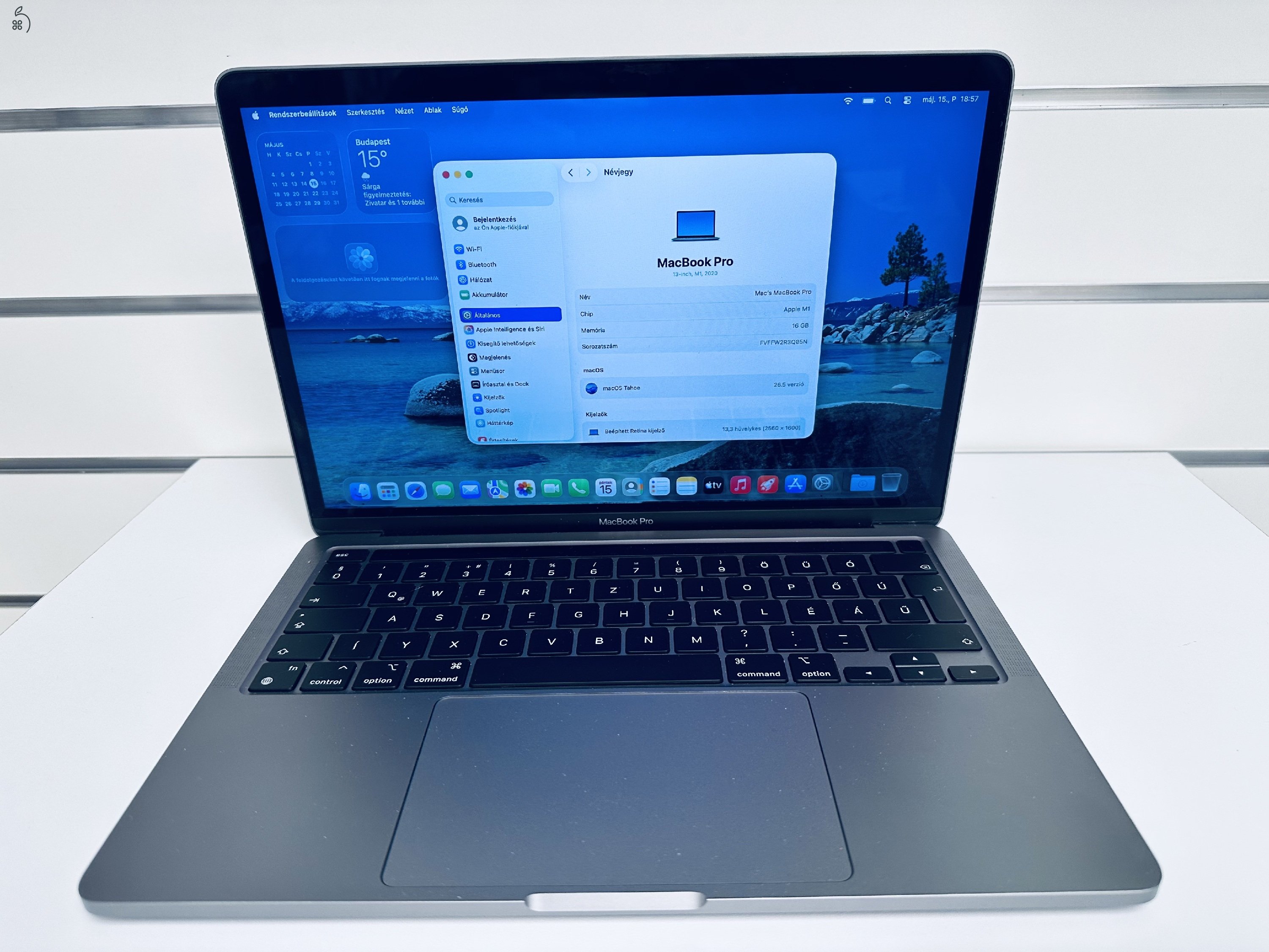 Üzletből, garanciával, Macbook Pro M1 13