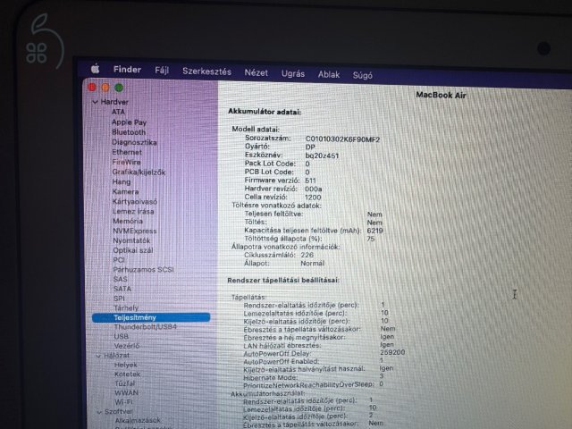 Macbook Air 13 i5 128GB 8GB silver