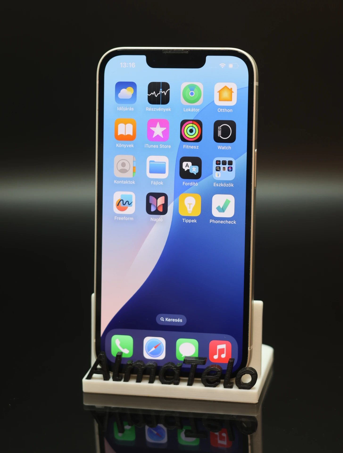 Apple iPhone 13 128 GB Starlight 98% akku - 12 HÓ GARANCIA