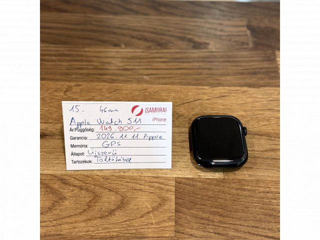 Apple Watch Series 11 – GPS – 46 mm – Jet Black (15. )